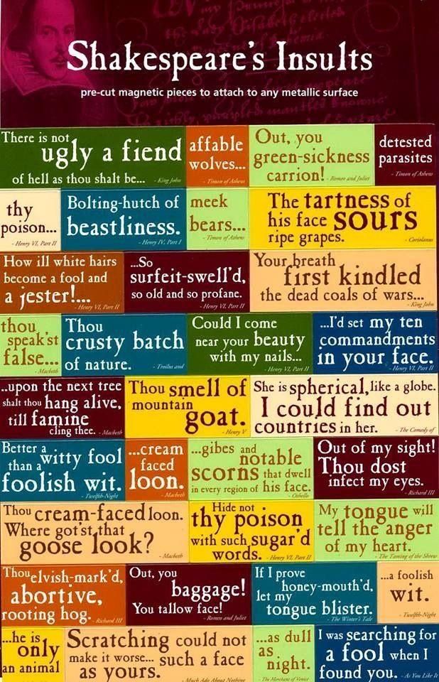 Curse Like the Bard: Shakespearean Hexes
