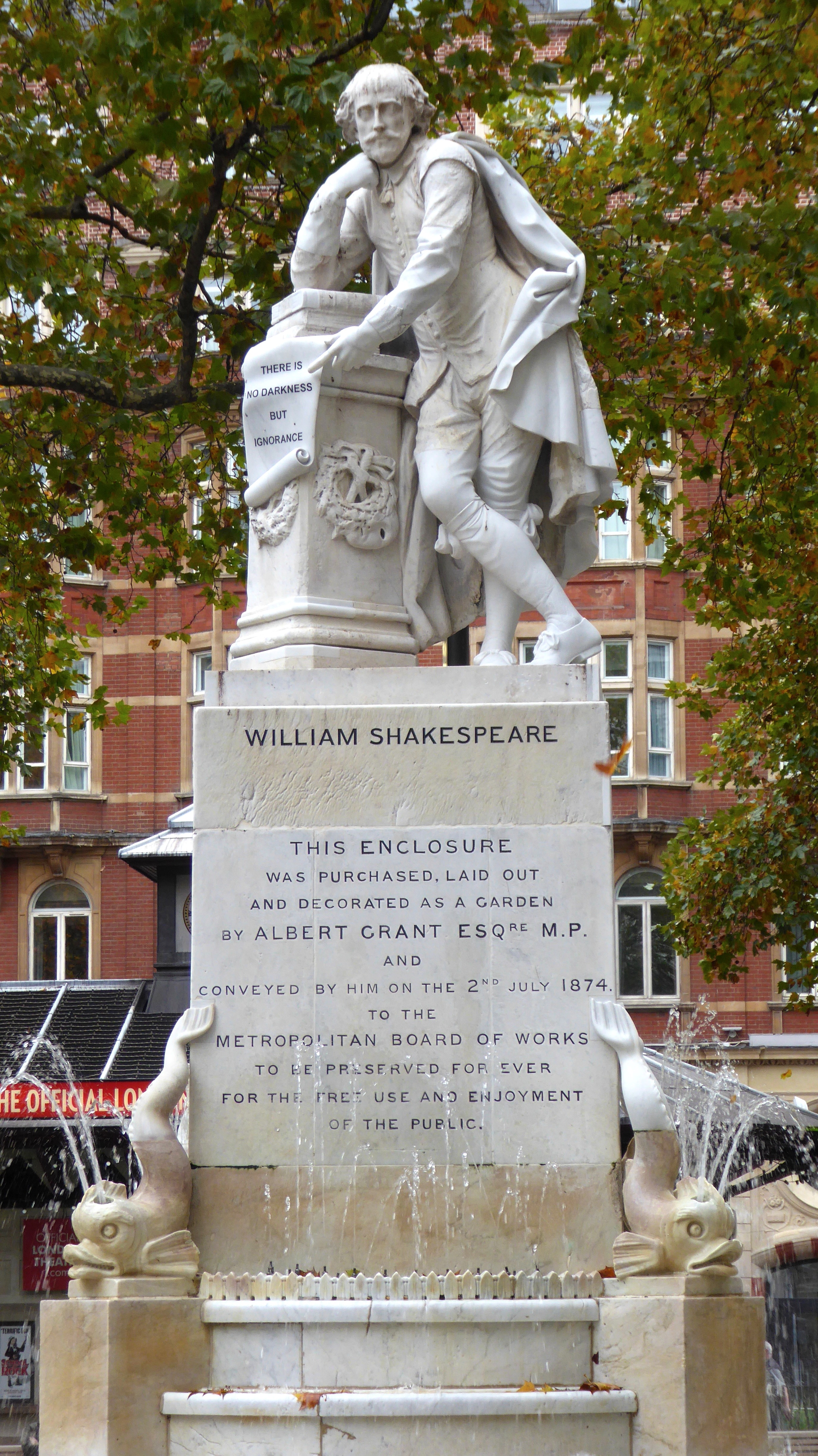 Immortalized in Stone: William Shakespeare Statues